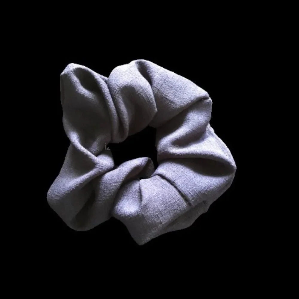 Navy Blue Chiffon Scrunchie SC2801   HANDCRAFTED    -women's-